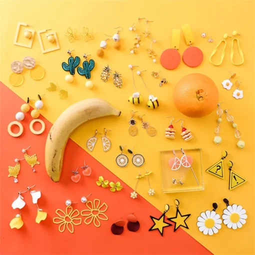 Bright Summer Food Kawaii Earrings