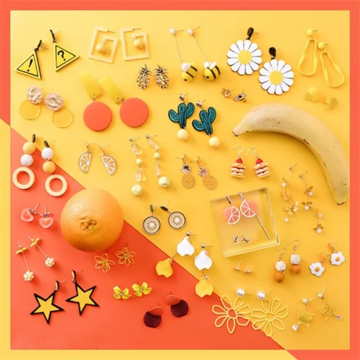 Bright Summer Food Kawaii Earrings  4