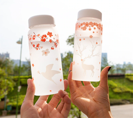 Orange Elk Sakura Frost Water Bottle