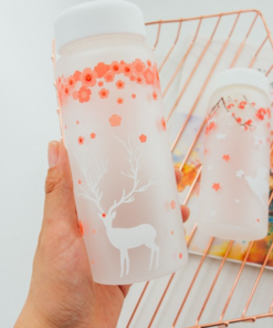 Orange Elk Sakura Frost Water Bottle 4