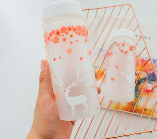 Orange Elk Sakura Frost Water Bottle 4