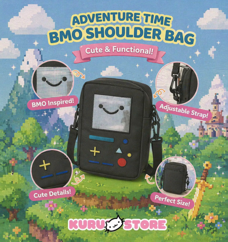 Adventure Time BMO Shoulder Bag - Kuru Store
