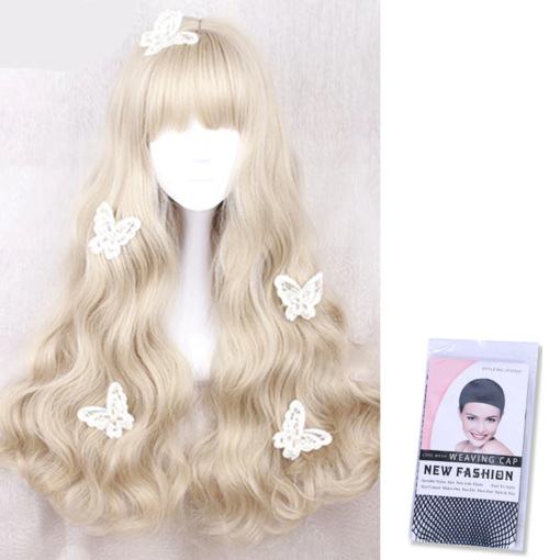 Kawaii Wavy Golden Hair Lolita Wig