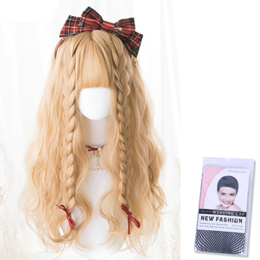 Kawaii Blonde Wavy Lolita Wig