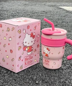 Kawaii Sanrio Double Drink Handheld Cup 2