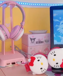 Kuromi & Hello Kitty Bluetooth Headphones 4