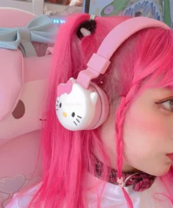 Kuromi & Hello Kitty Bluetooth Headphones 5