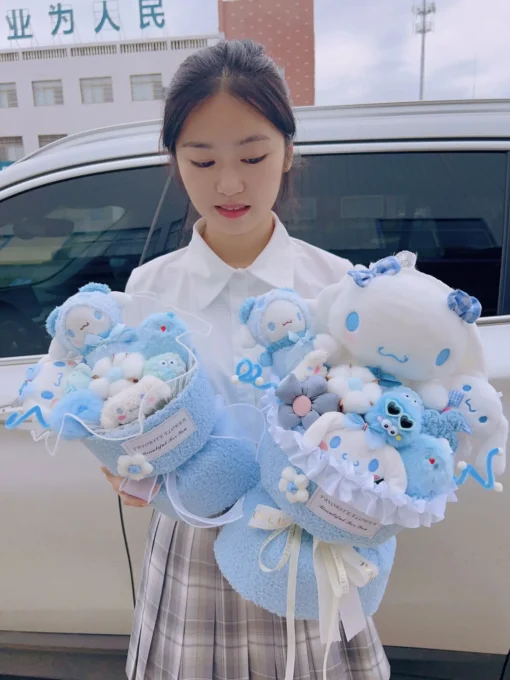 Kawaii Cinnamoroll & Kuromi Plush Bouquet 2