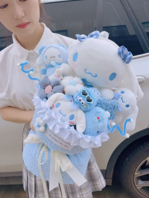 Kawaii Cinnamoroll & Kuromi Plush Bouquet