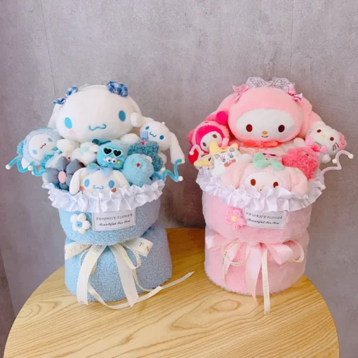 Kawaii Cinnamoroll & Kuromi Plush Bouquet 5