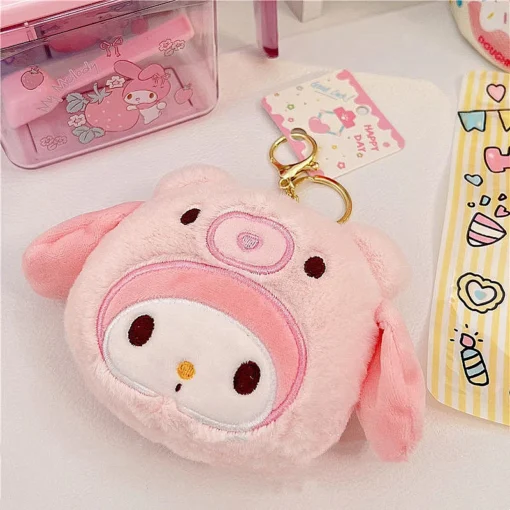 Sanrio Plush Keychain Wallet 5