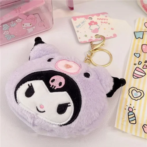 Sanrio Plush Keychain Wallet 4