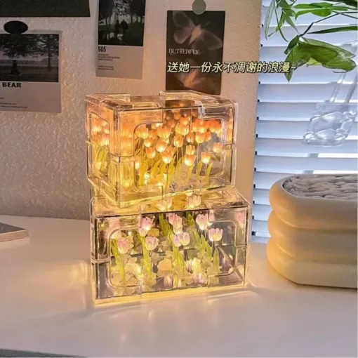 Tulip Flower Gift Lamp 3