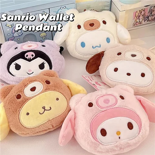 Sanrio Plush Keychain Wallet 1