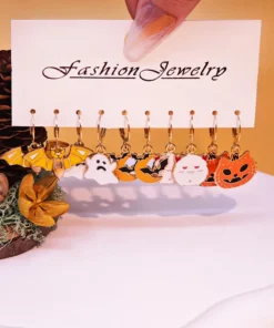 10pcs Halloween Earrings Set 5