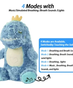 Breathing Bear Baby Soothing Plush 5