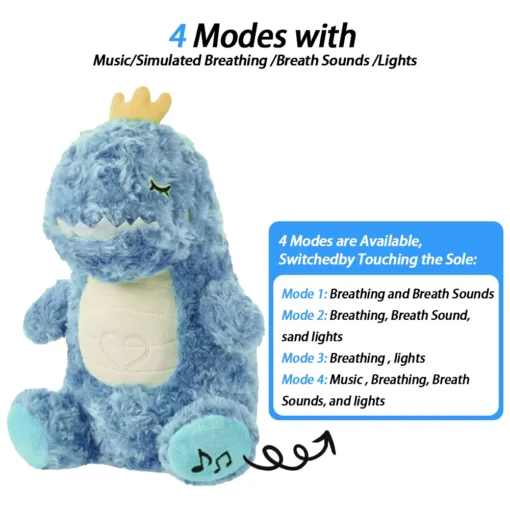 Breathing Bear Baby Soothing Plush 5