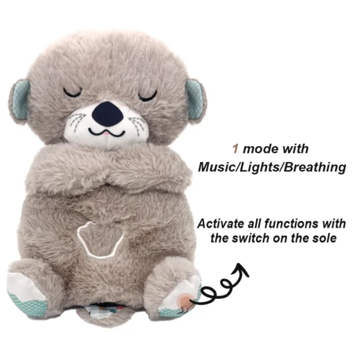 Breathing Bear Baby Soothing Plush 2