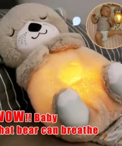 Breathing Bear Baby Soothing Plush 1