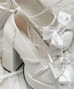 Elegant Lolita Mary Jane Heels 6