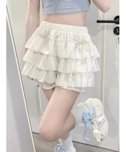 Y2K Ruffle Bow Mini Skirt 2