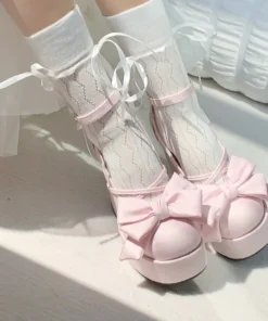 Elegant Lolita Mary Jane Heels 3