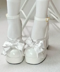 Elegant Lolita Mary Jane Heels 5