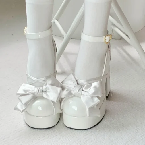 Elegant Lolita Mary Jane Heels 5