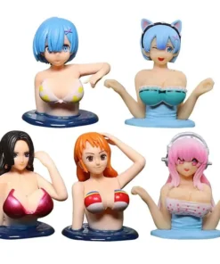 Dashboard Doll – Cute Shaking Chest Anime Ornament 2