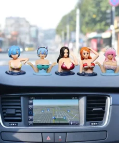 Dashboard Doll – Cute Shaking Chest Anime Ornament 1