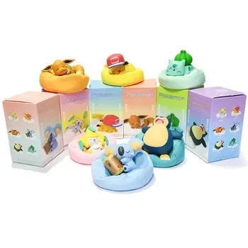 Sleeping Pokemon Starry Dream Series Figures With Plush Base 2