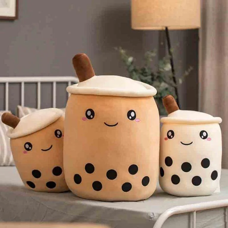 Boba Bubble Tea Stuffed Toy Plush
