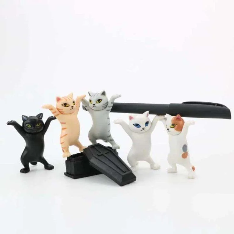 Cute Cat Pen Holders ( Without Coffin )